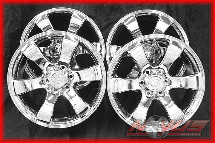 Tundra Sequoia Tacoma FJ Cruiser 4 Runner Chrome Wheels Rims 22